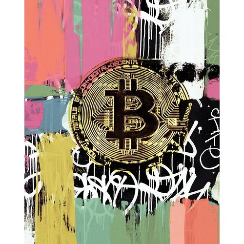 Crypto Currency Bitcoin Graffiti III