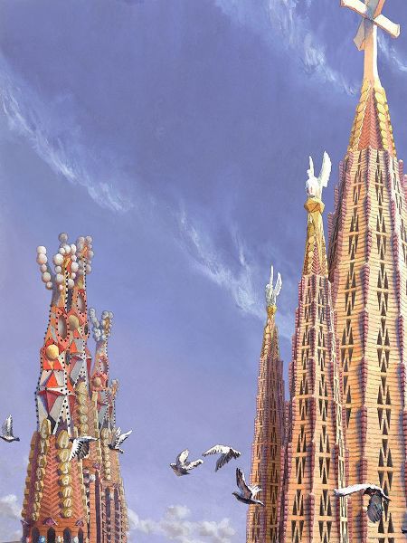 Wang, John 작가의 Sagrada Familia Towers II 작품