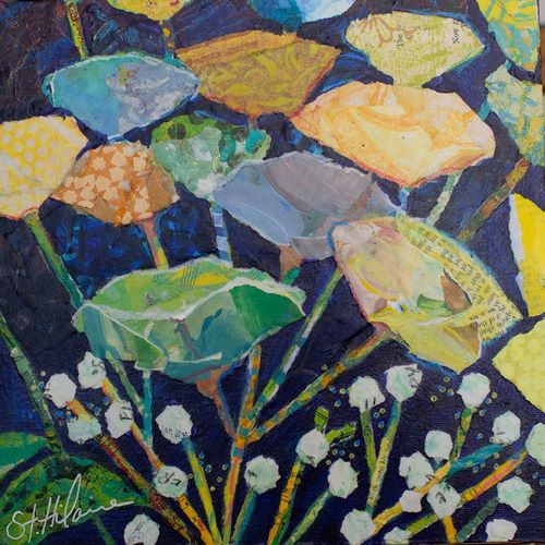 St Hilaire, Elizabeth 작가의 Ginko Floral Abstract 작품