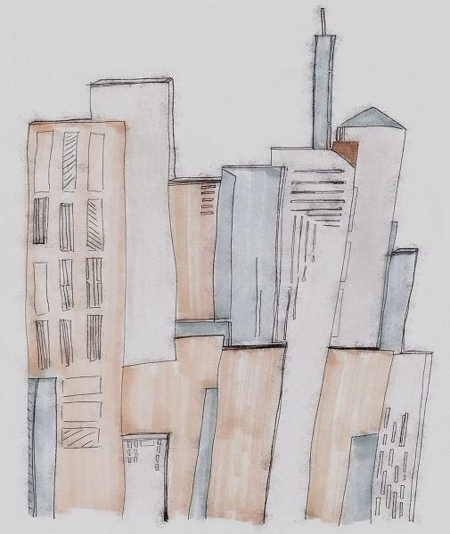 Smith, Karen 아티스트의 Sketch City I작품입니다.