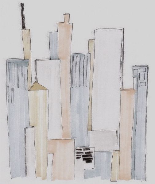 Smith, Karen 아티스트의 Sketch City II작품입니다.