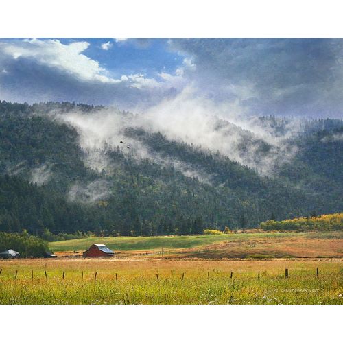 Vest, Christopher 아티스트의 Clouds on the Hill, Idaho Farm작품입니다.