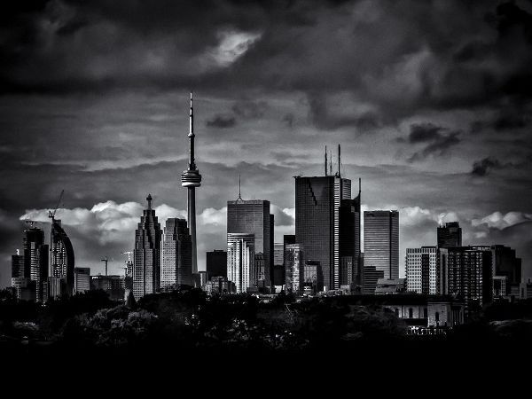 Toronto Skyline from the Pape Bridge No 2