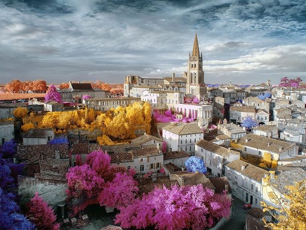 Surreal Vision of Saint-Emilion - Infrared Photography