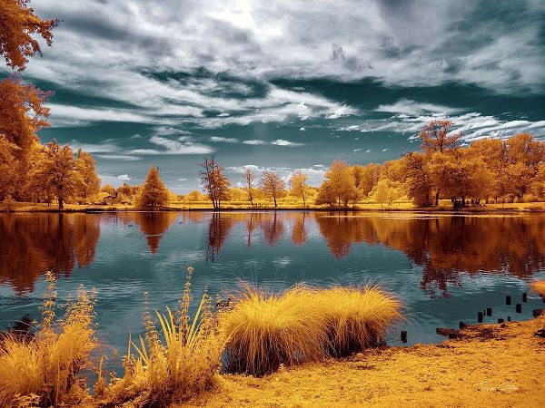 Majolan s Park Reflections II-Bordeaux - Infrared and UV Photography