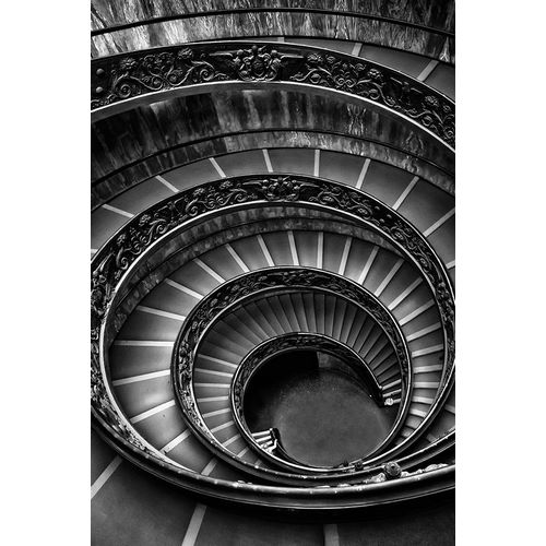 Roman Staircase black and white